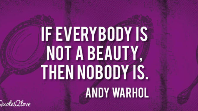 Is everyone beautiful? And if not, why is it so "controversial" to think some people are ugly when there isn't much controversy over other traits?