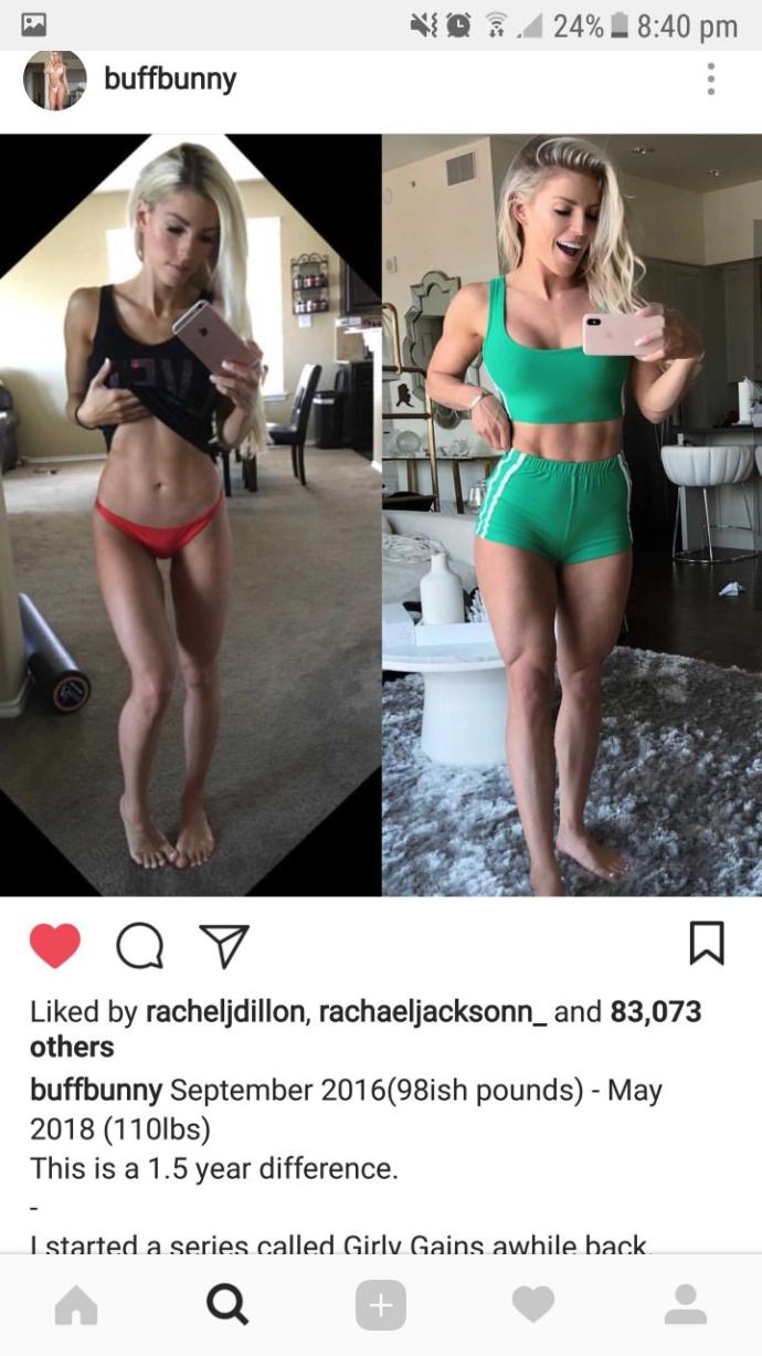 Do you find her attractive? What about her transformation? Ladies who lift weights?