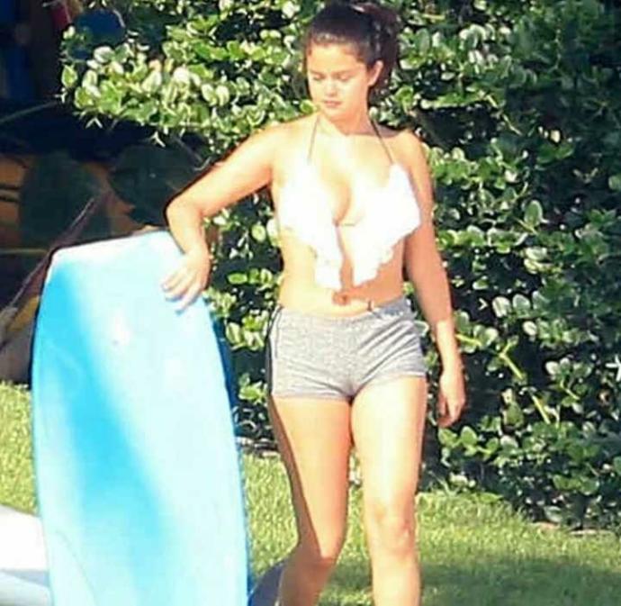 Does selena look better thinner or 