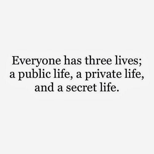 Why do some people live double lives?