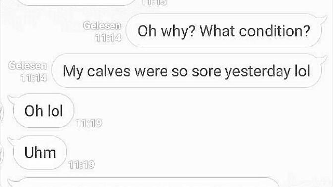 What could her "condition" be?