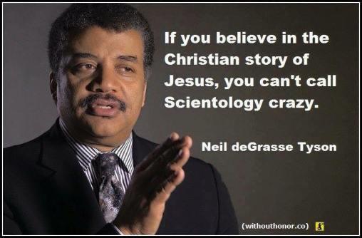 If you think Scientology is crazy, should you also think Christianity is equally crazy?
