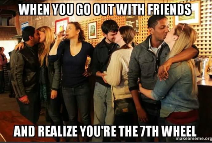 Would you be OK with being a 5th or in my friends case a 7th wheel?