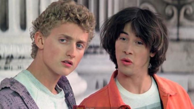 Who's ready for the return of Bill S. Preston Esq. and Ted Theodor Logan a. k. a. Bill and Ted?