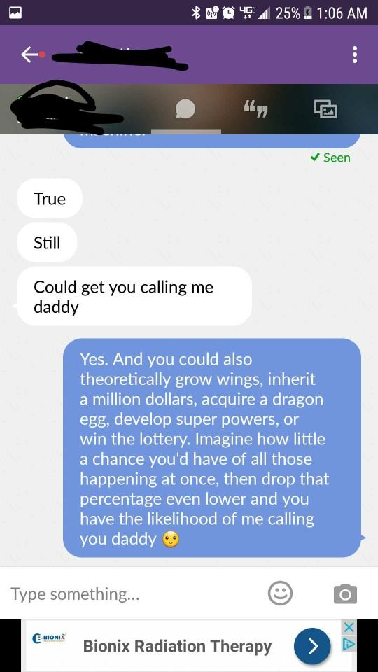 What do guys THINK will happen when they send creepy messages/dick pics?