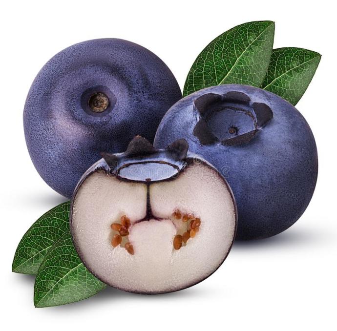 Why arnโt blueberries blue?