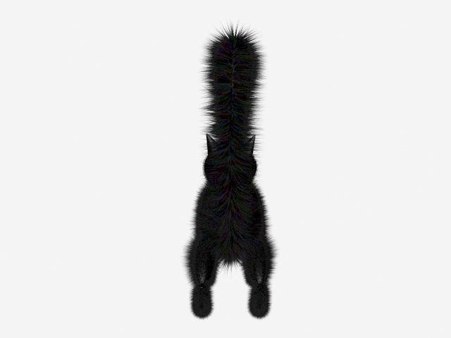 Rate my 3d animation computer model of cat. Do you think it looks good?