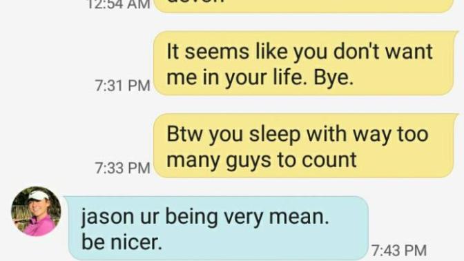 What does it mean when a female says "im a bad texter, im sorry"?