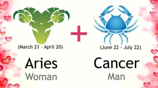 Is it possible for a Cancer man and an Aries woman to be together?