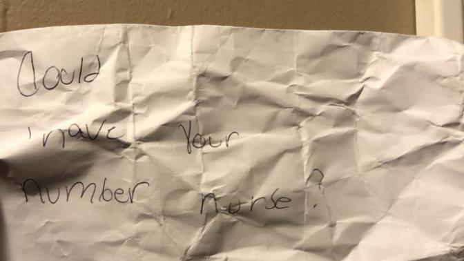 Was this note creepy?