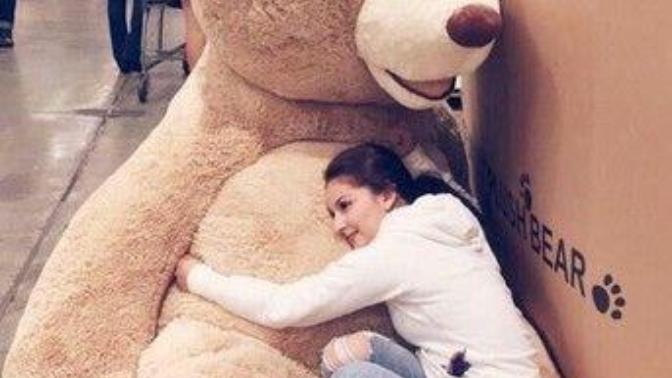 Women see men as huge stuffed animals?
