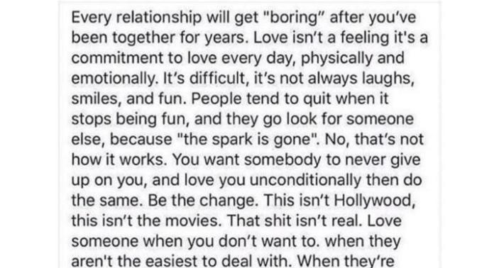 Do you think this is why Most relationship fails, Because people don't realize this? Because people have unrealistic fantasies?