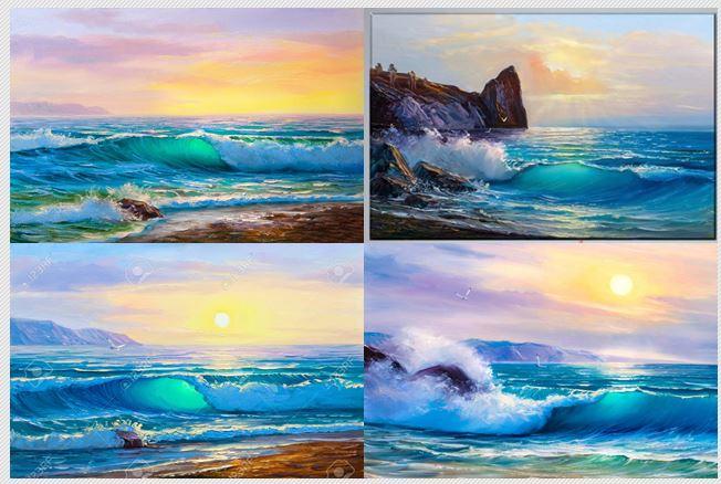 Which painting with the sea is the nicest?