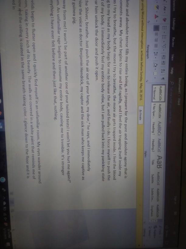 What do you think of my story so far (updated)?