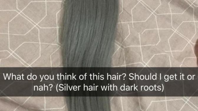 What do you think of silver hair color?