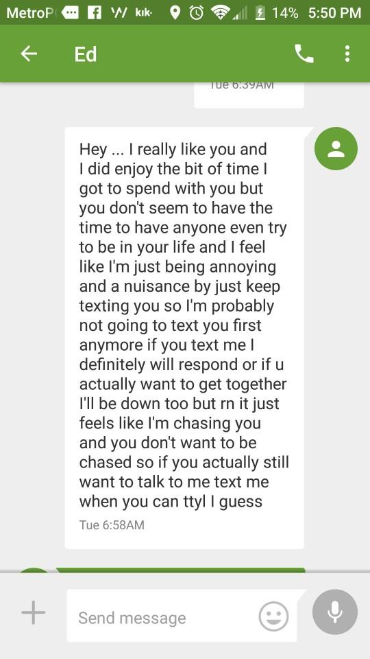 I need advice I don't know what to do?