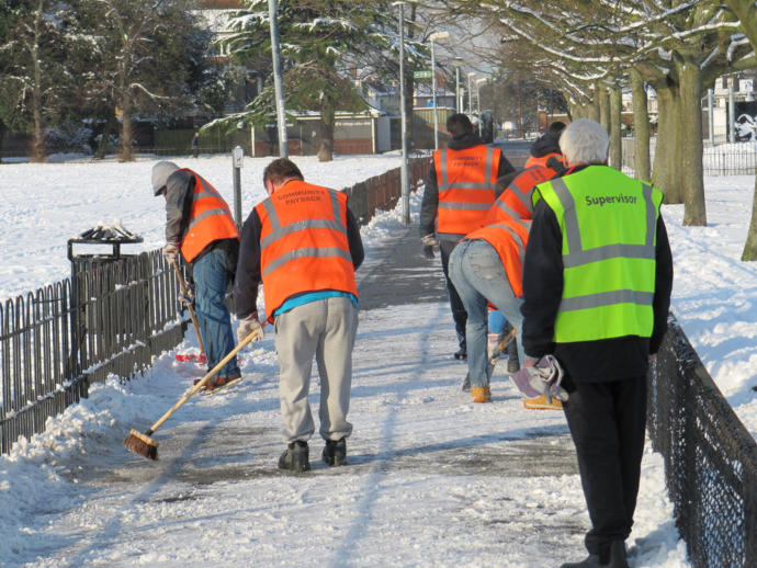 Can a community service order help control crime?