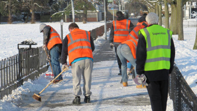Can a community service order help control crime?