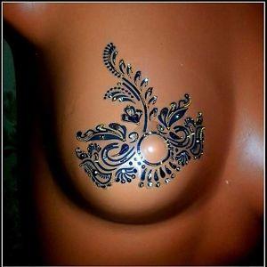 Non-pierced nipple jewelry for girls?