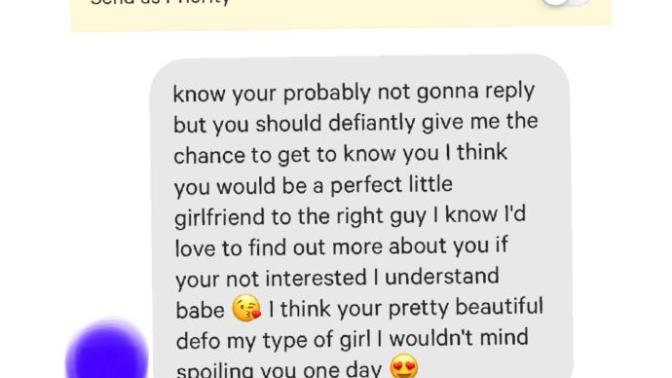 If you message someone on a dating site would you ever put to them I don’t think you’ll reply in a first message?
