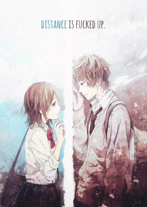 Do you think long distance only works if you have fate and trust?