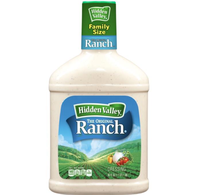 Is it bad to go through 1 bottle of ranch a week?