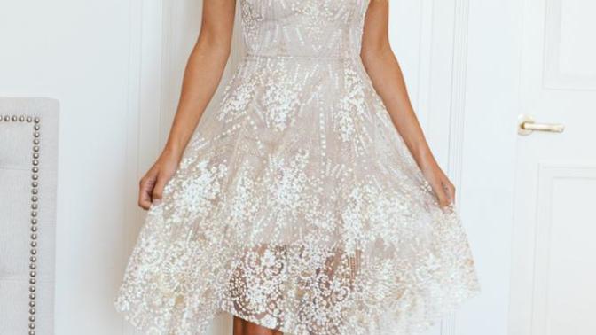 Girls, my girlfriend wants your opinion on which dress she should buy for a summer wedding?