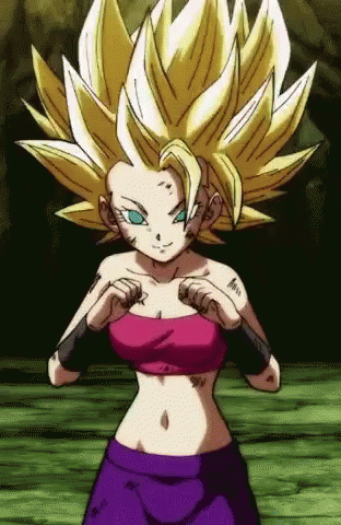 What are Goku and Caulifla's body fat percentage?