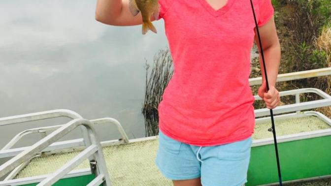 Finally got to go fishing! Why is he so sweet?