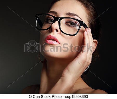 Do huge glasses make us unattractive?