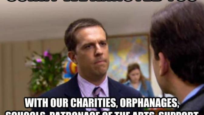 Why are so many reluctant to acknowledge all the good the Catholic church does in the world both internationally and locally?