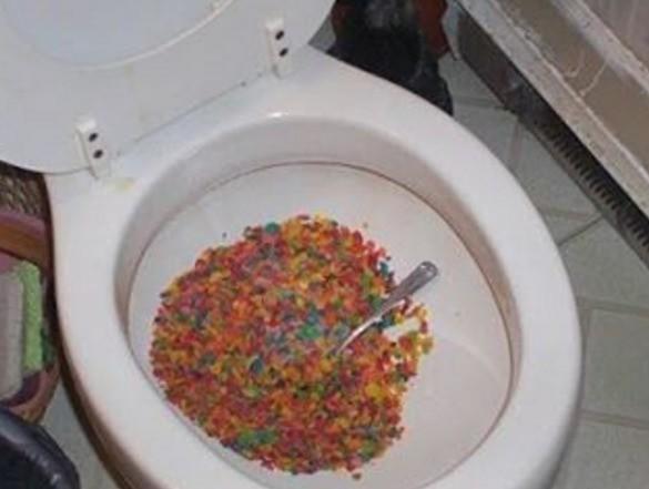 Did this person cereal correctly?