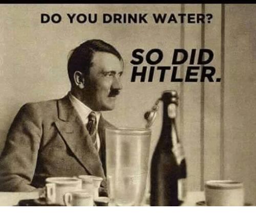 Do you drink water?