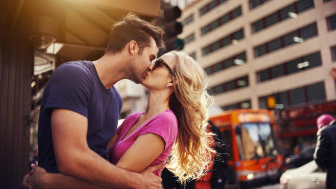 Do you show PDA with your partner in front of your friends?