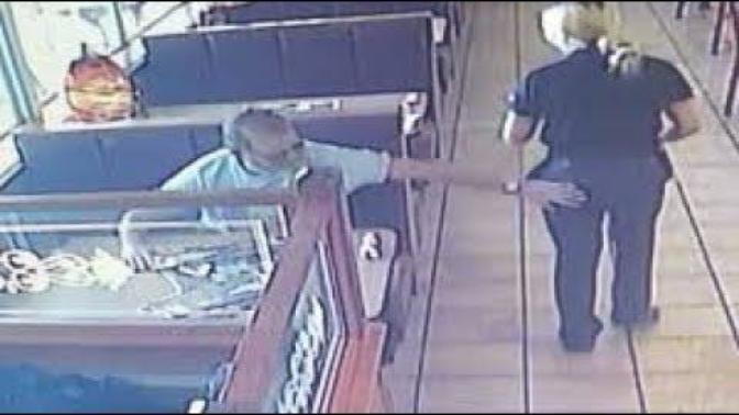 What do you think should happen to the man who slapped a waitress on the butt?