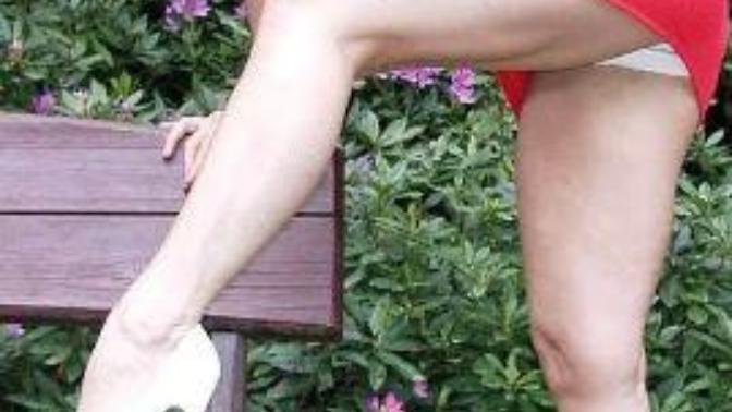 Girls, do you like to flash with an ultra short miniskirt?