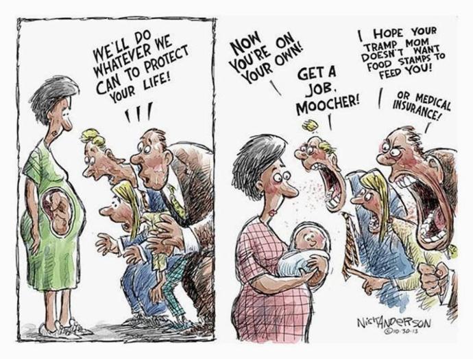 ABORTION: Who's most contradictory? WHY?