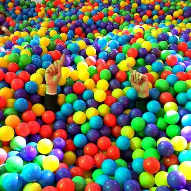 Would you be brave enough to conquer a Adult Ball Pit?