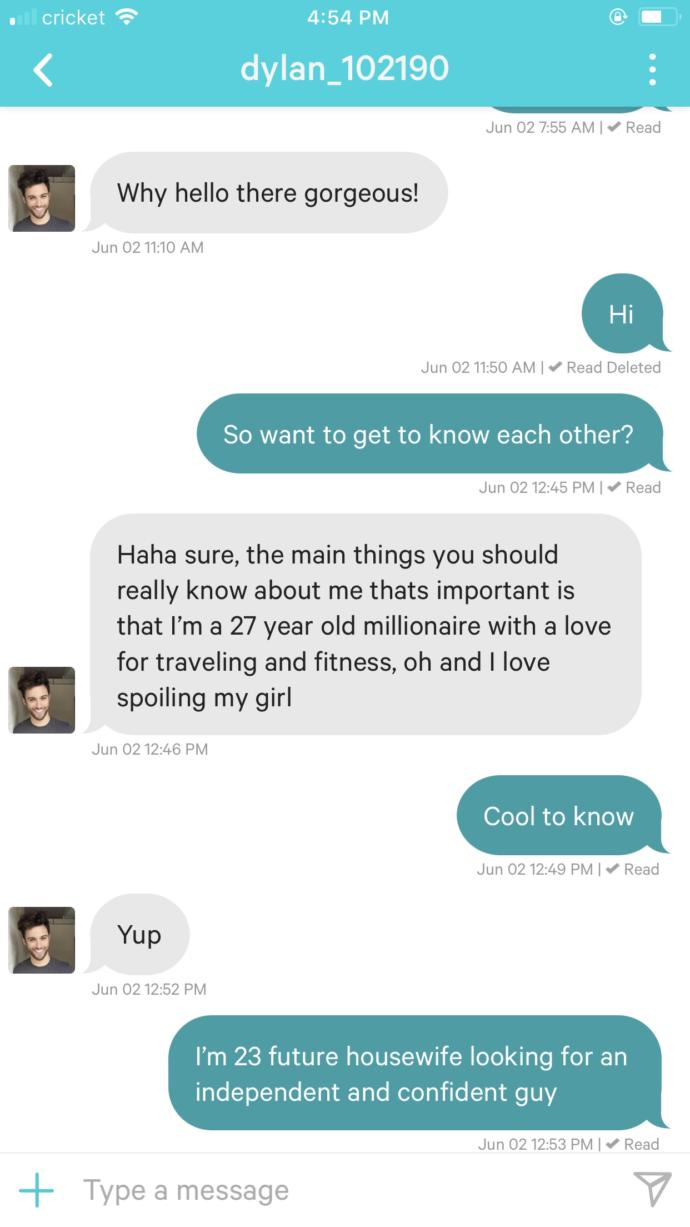 I meet this guy online?