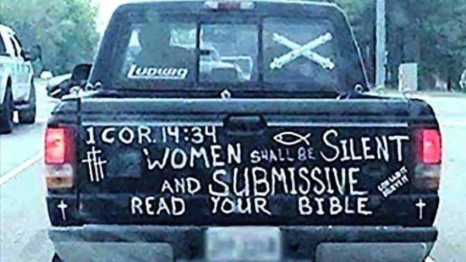 Shall men be silent and submissive?