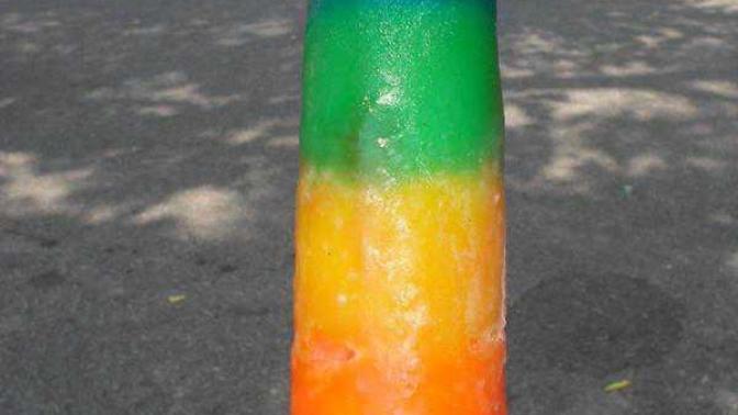 If this Popsicle was 7 inches how much could you fit in your mouth?