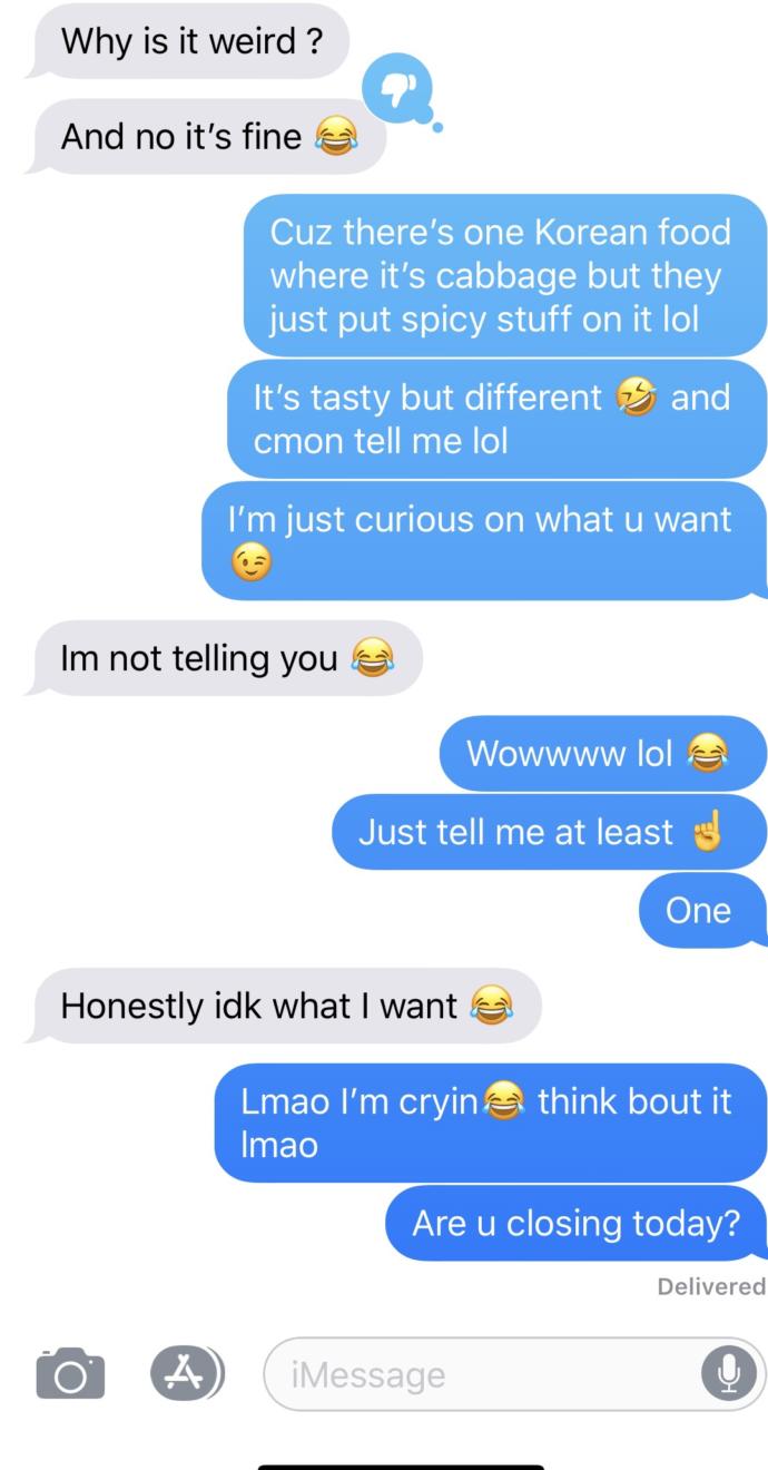 Does this girl mean it when she said it’s fine?