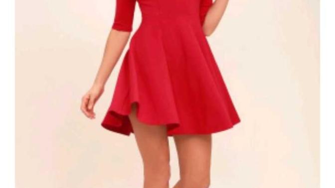 Guys, what do you think of a girl in a red dress?