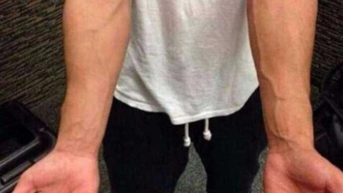 Veins on guys hands?