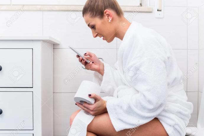 More often than not, do you feel a need to use your cell phone while you are using the bathroom?