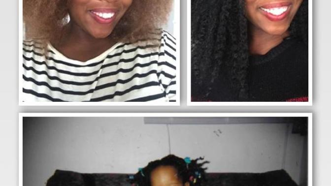 Can a change in hair colour possibly alter your age? If so how old does she 
look like with black hair and then brown hair?