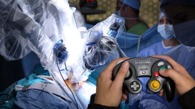 How would you feel if you had to get an operation and before they gassed you you saw the surgeon get out a GameCube controller?