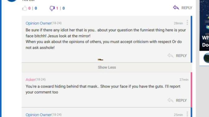 Do you believe that the anonymous feature is positive or negative?