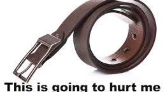Should hitting a child with a belt or any object be consider assault and child abuse?