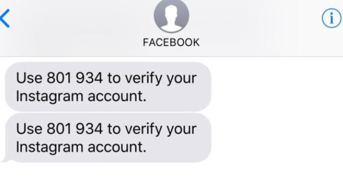 Why does it say Facebook sent me Instagram messages?